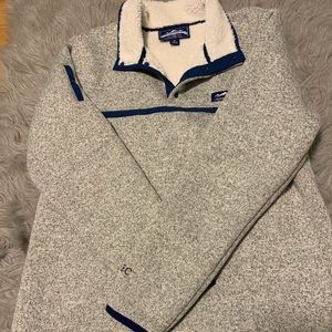 Lauren James co. Prep fuzzy pullover